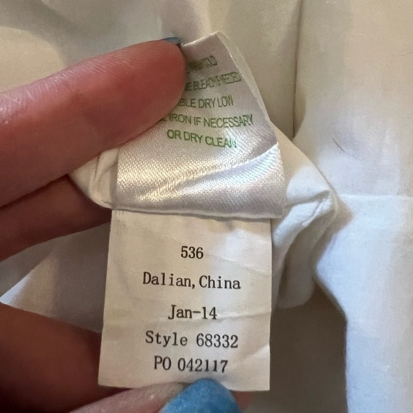 LILLY PULITZER 8 Pink Label White Tate Eyelet Lace Scallop-Edge Mini Skirt - Picture 11 of 11